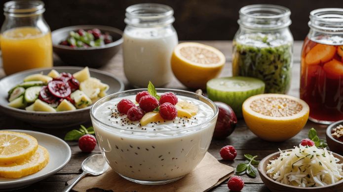 Probióticos naturais na alimentação
